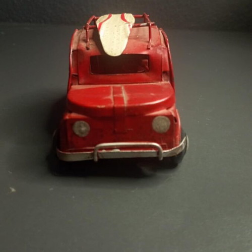 Vintage decorative iron toy car used