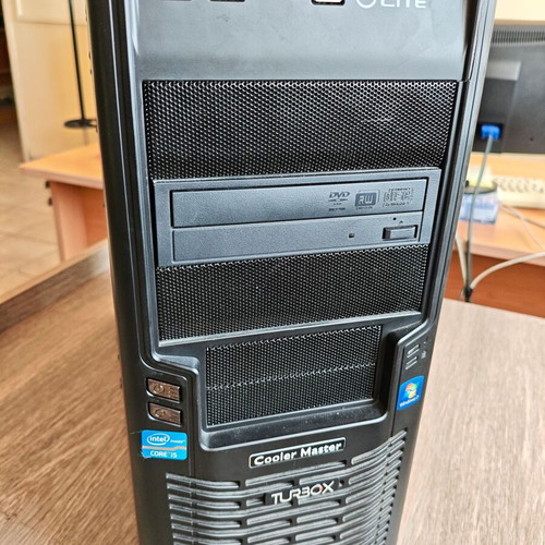 Turbo X computer tower used, Intel Core i5-2400, 8GB RAM, SSD 240GB