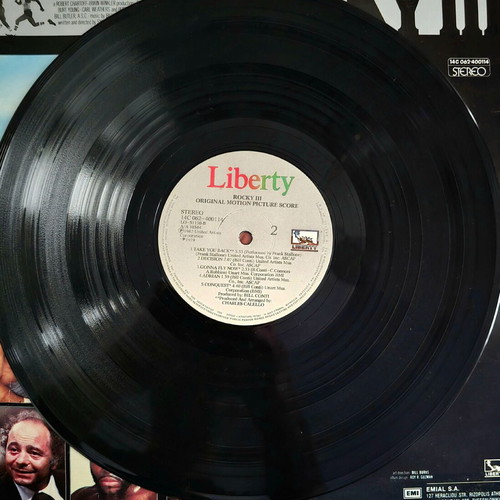 Rocky III Original Motion Picture Score LP vinyl, Greek edition 1982