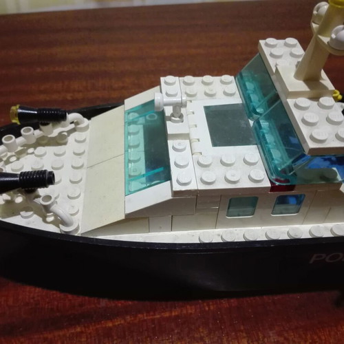 Lego 4010 Police Boat used vintage set 1987