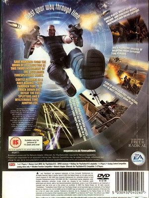 TimeSplitters Future Perfect PS2 game used