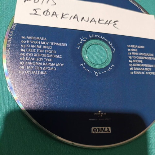 Notis Sfakianakis CD like new