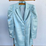 Missguided blazer-style dress turquoise like new