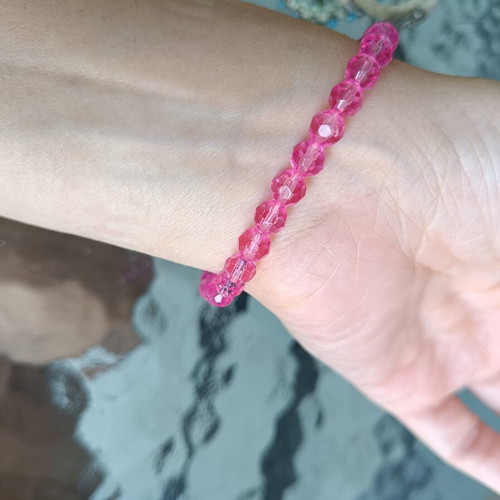 Breast Cancer Awareness Bracelet like new, pink