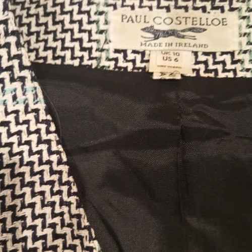 Paul Costelloe silk jacket 100% like new, gray multicolor