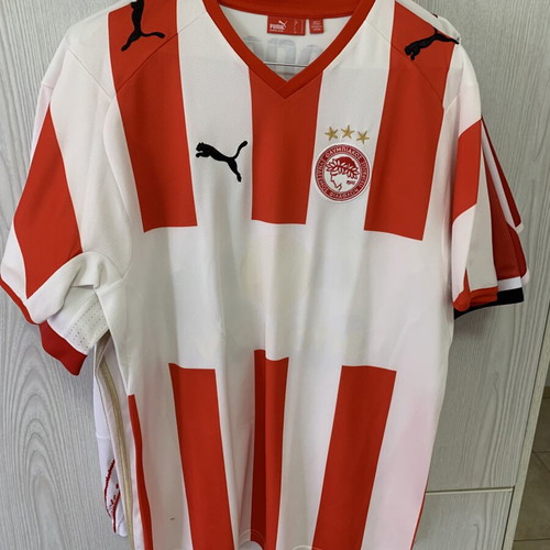 Olympiakos authentic football jerseys, medium and small sizes
