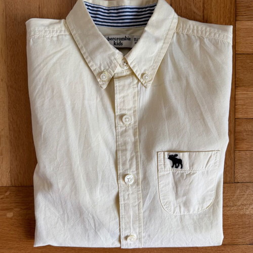 Abercrombie Kids Yellow Shirt for Boys 11-12 Years Like New