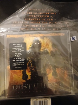 Disturbed Indestructible CD με bonus DVD