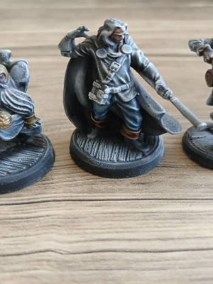 Heroquest Heros Dwarf, Elve, Wizard 3D miniatures