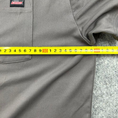 Dickies men's T-shirt Large grey polyester oversized