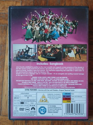 Grease DVD used