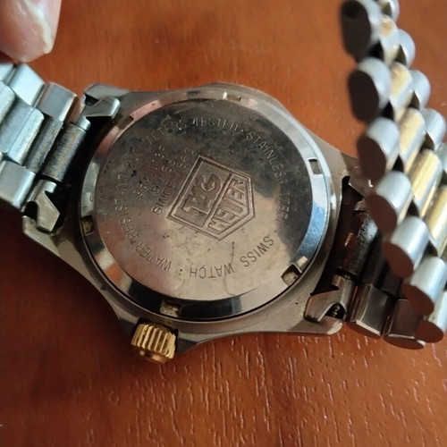 Tag Heuer men's watch used, gold and silver