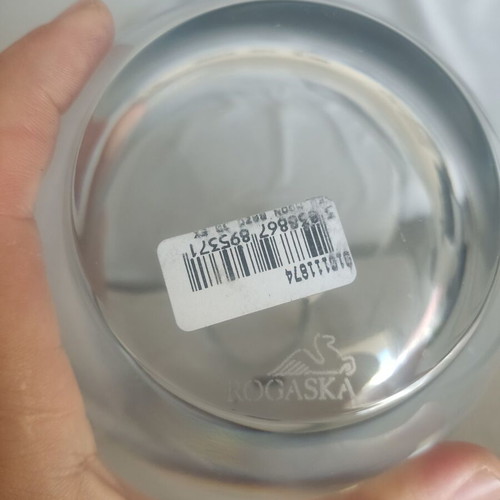 Rogaska crystal vase like new, handmade