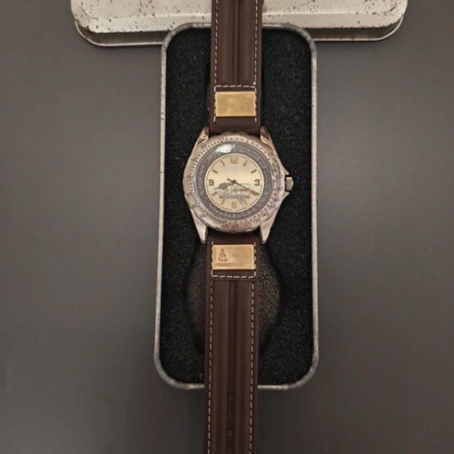 Paris Dakar watch new, brown, in original box