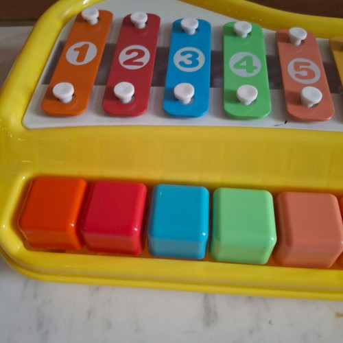 Xylophone with piano used children's toy
