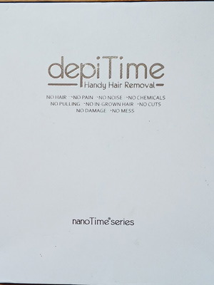 Depi Time hair removal machine used with all accessories
