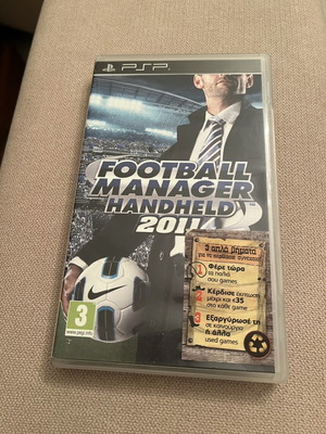 Football Manager Handheld 2011 video game like new for PSP