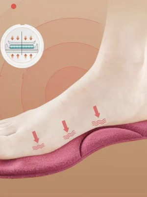 Self-heating thermal insoles new, soft comfort for feet