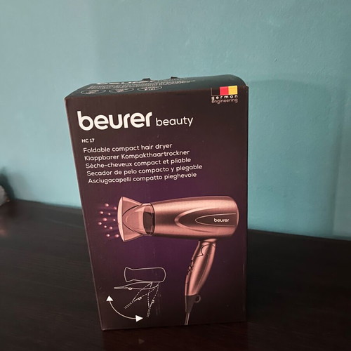 Beurer HC 17 hair dryer new with 1300 W and adjustable temperature
