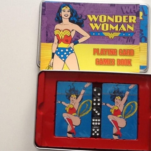 Wonder Woman Playing Card Games Set New In Collectible Tin Box