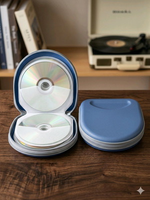 CD-DVD cases like new, pack of 2 with 24 slots each