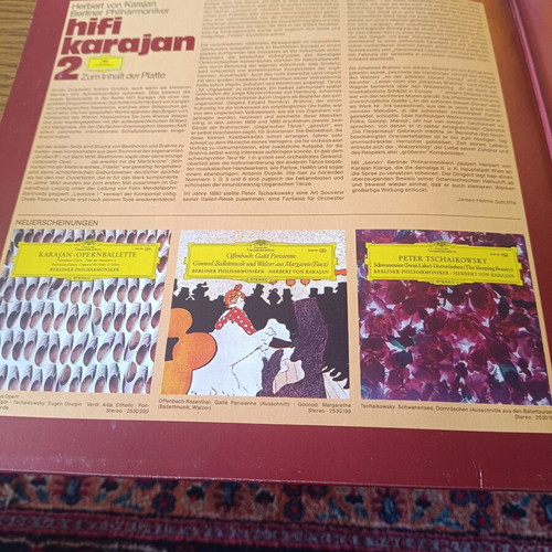 Hifi Karajan 2 vinyl record used, classical music