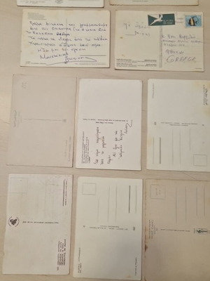 Vintage σετ καρτ ποστάλ μεταχειρισμένο, πακέτο 10 με θέματα Αίγυπτος Παρίσι Αλγερία
