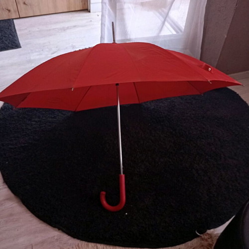 Clarins vintage umbrella used for collection or use