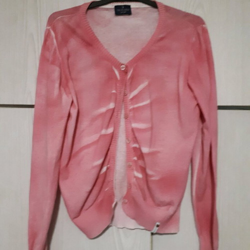 Trussardi Sport cardigan used, pink, size L