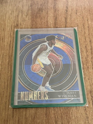 Κάρτα James Wiseman Warriors Panini Select 2021 Rookie Numbers NBA