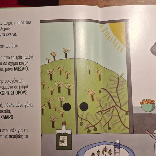 Book Μαθαίνω διατροφή new, children's nutrition story