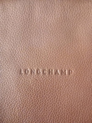 Longchamp crossbody leather bag like new, brown