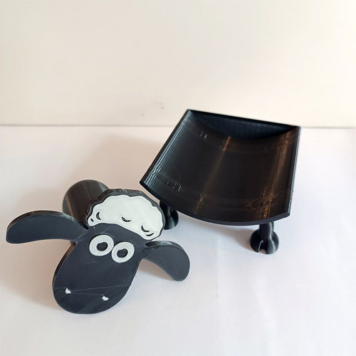Shaun Sheep 3D Printed Funny Bathroom Decor for Toilet Paper New