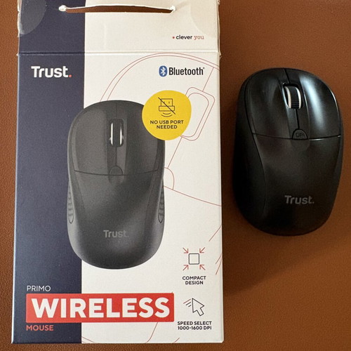 Trust Primo Wireless Bluetooth Mouse like new, compact design