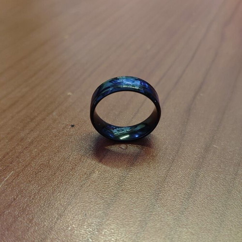 Men's ring dark blue size 12 like new