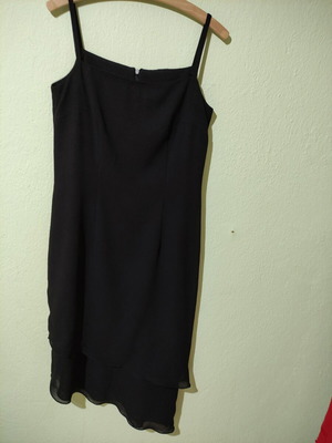 Women's dress with straps like new, black, size M