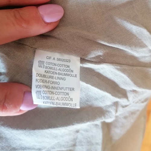 Vintage skirt Ventilo La Colline, new, 100% cotton floral pattern