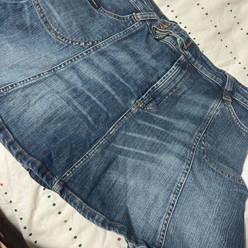 Original D@G denim mini skirt like new, blue, size L