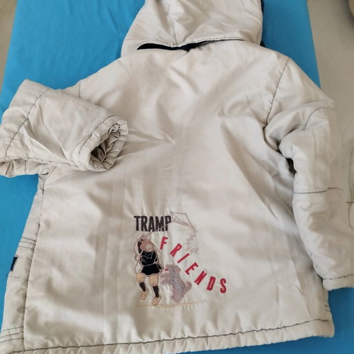 Tramp Sports Kids World kids jacket like new, size 5, beige with blue