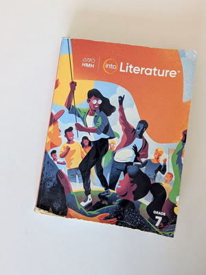 HMH Into Literature Grade 7 English book used, student edition