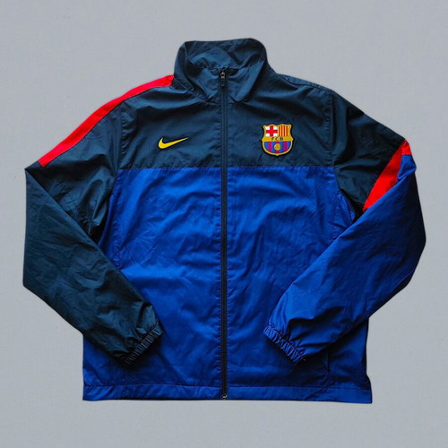Vintage 2012–13 Nike FC Barcelona Tracksuit – Men’s Large – Navy & Royal Blue – Y2K Baggy Fit