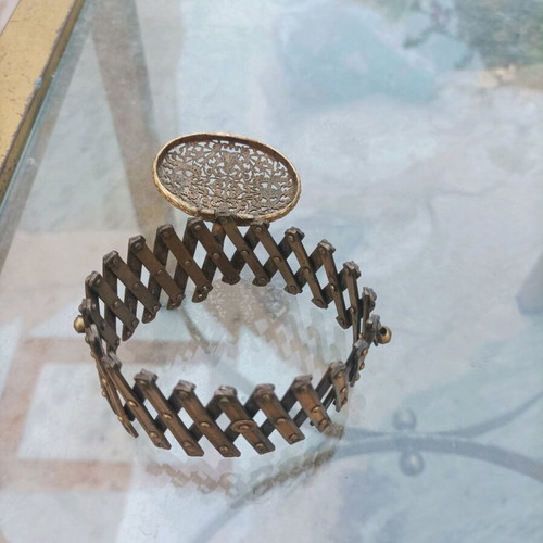 Brass buckle for woven askos used