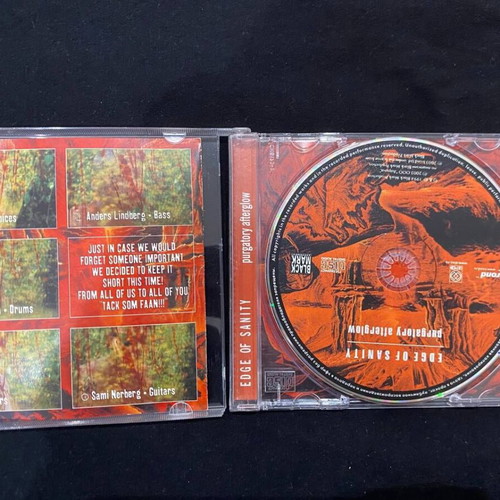 Edge Of Sanity Purgatory Afterglow CD remastered metal album