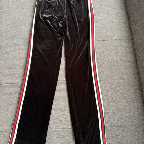 Guess women's plush pants like new, size S, black and white