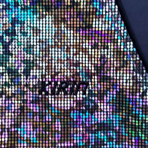 KIRIN Peggy Gou Iridescent Holographic Top Silver New XS