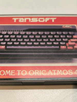Κασέτα Welcome to Oric Atmos 48K μεταχειρισμένη, συλλεκτική Tansoft 1984