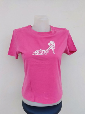 Adidas γυναικεία αθλητική μπλούζα Νο. M σε άψογη κατάσταση, ροζ