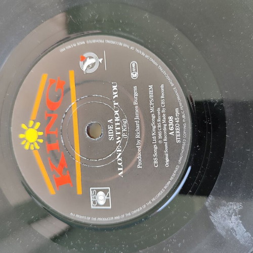 King Alone Without You I Kissed The Spikey Fridge 7" Single used, pop