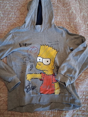 Φούτερ με κουκούλα Simpsons Original Marines σαν καινούργιο, νούμερα 12-13
