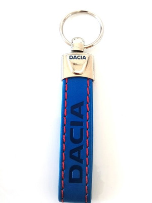 Δερμάτινο μπρελόκ αυτοκινήτου Dacia καινούργιο, μπλε
